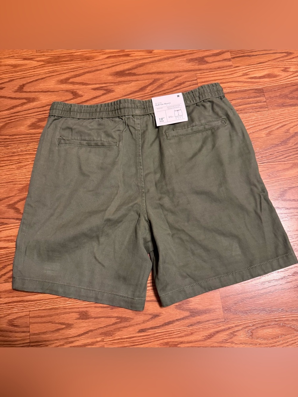 Goodfellow Co Mens Green 7” Pull On Shorts Medium Coastal Casual Comfort Summer - Picture 6 of 7